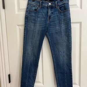 J Brand Women’s Skinny Jeans — Dark Blue Wash